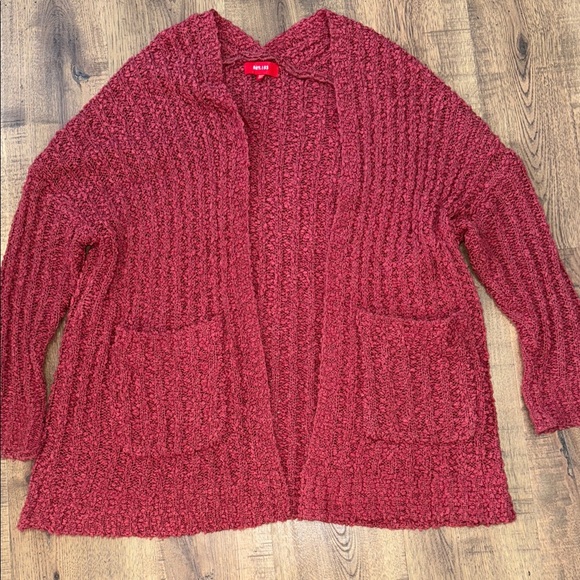 NET.153 Red Knit Sweater by - Picture 1 of 5